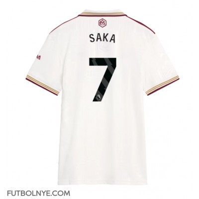 Camiseta Arsenal Bukayo Saka #7 Tercera Equipación para mujer 2025-26 manga corta Camiseta Arsenal Bukayo Saka #7 Tercera Equipación para mujer 2025-26 manga corta